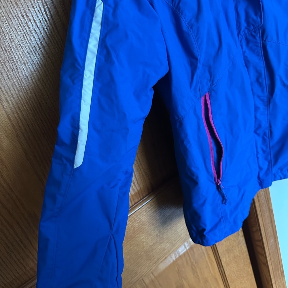 Columbia 2 in 1Vibrant Blue Jacket with Pink Highlights - Picture 6 of 10